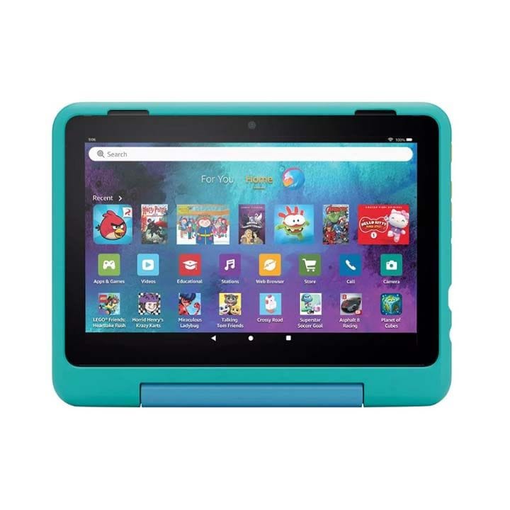 أمازون فاير HD برو ٨ تابلت للأطفال هيلو تيل ٣٢ جيجابايت – أزرق/أخضر | B0CVDSJZ12