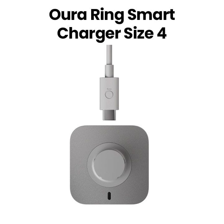 Oura Ring 4 Smart Ring Charger – Grey (Ring Size 4) | JZ95-54834-04