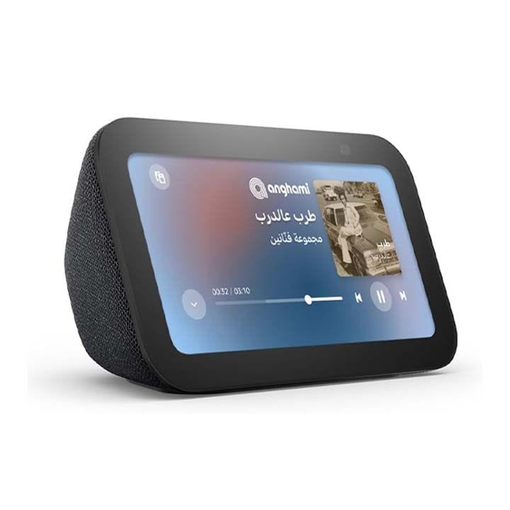 Amazon Echo Show 5 (3rd Gen) Smart Display & Alarm Clock with Alexa – Charcoal | Model: ECHO SHOW 5-CHARCOAL