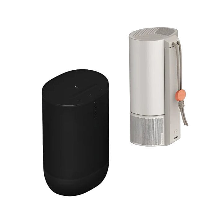 Sonos Ultimate Entertainment Duo Mogo 3 Pro Projector & Move 2 Speaker – Black & Cream |MOVE2+MOGO 3