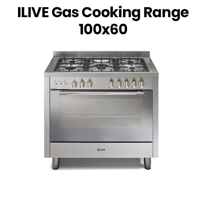 آي لايف فرن غاز 100×60 سم – ستانلس ستيل PR20650LGX