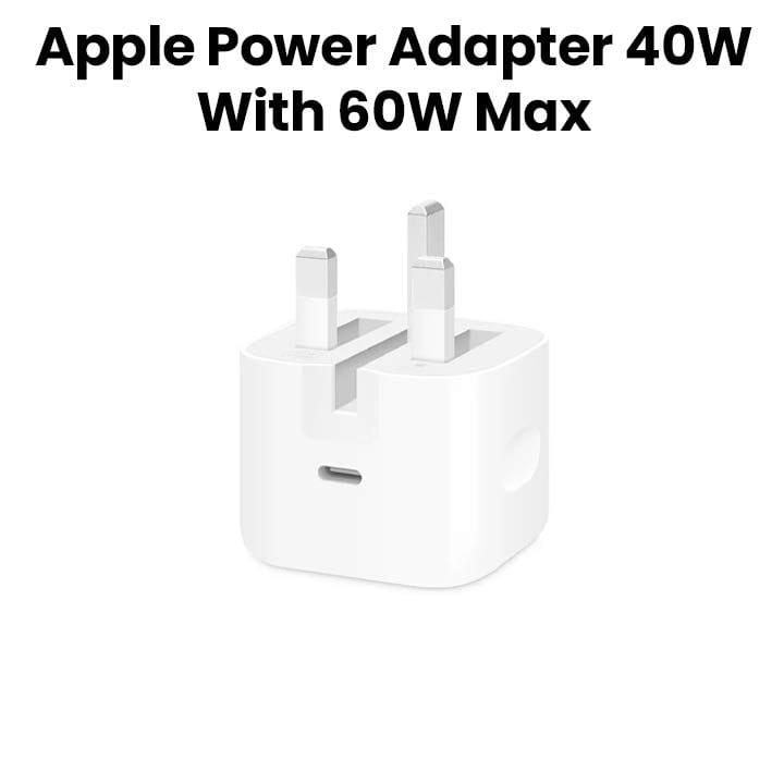 Apple Dynamic Power Adapter 40W with 60W Max Output, White | MGTV4B/A