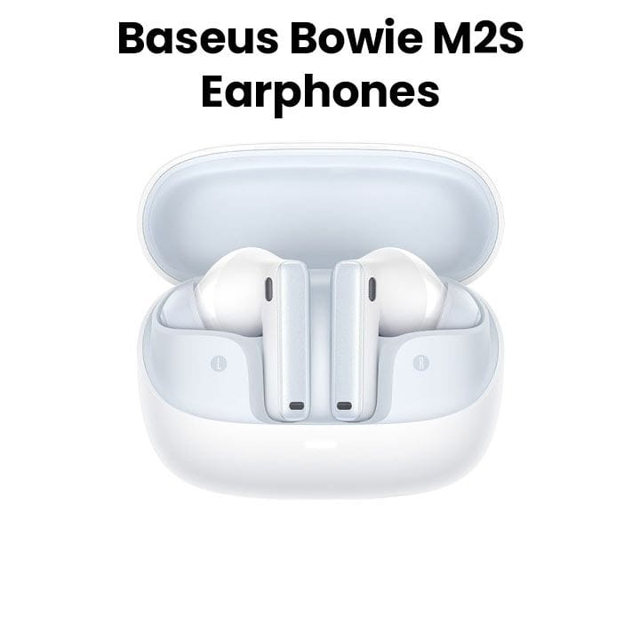 Baseus Bowie M2S True Wireless Earphones – Moon White | NGTW350102