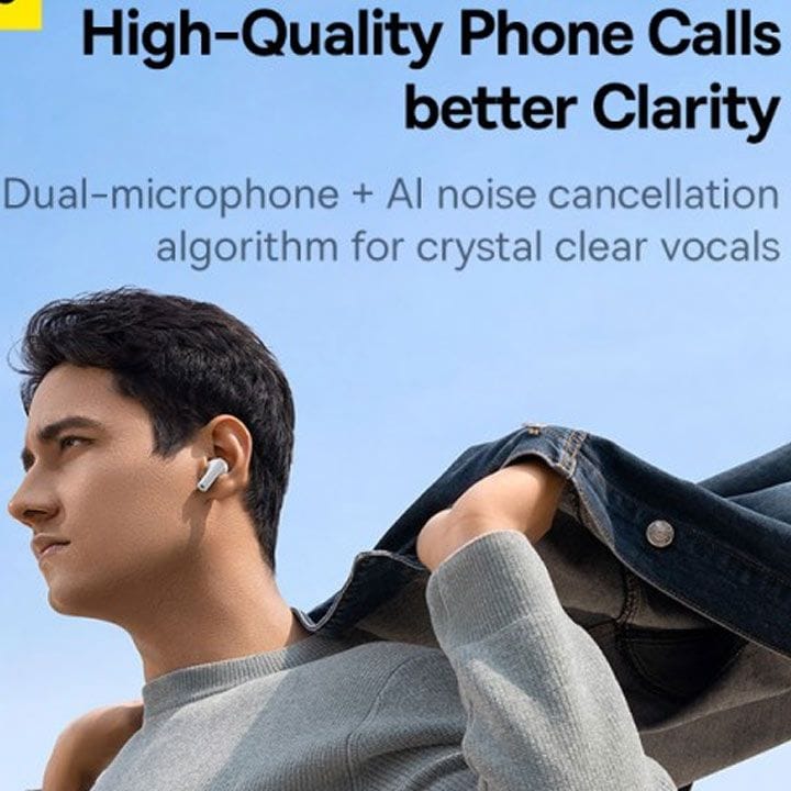 Baseus Bowie M2S True Wireless Earphones – Moon White | NGTW350102