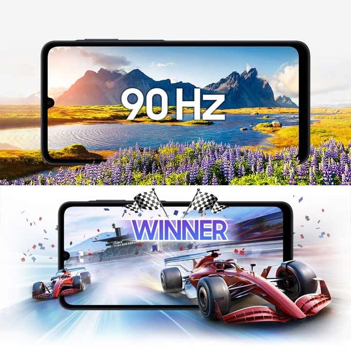 Samsung Galaxy A07 LTE Smartphone 4GB RAM 128GB Storage – Black | SM-A075FZKGMEA