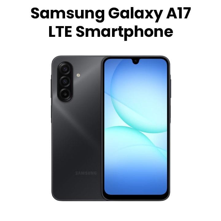 Samsung Galaxy A17 LTE Smartphone 8GB RAM 256GB Storage – Black | SM-A175FZKOMEA
