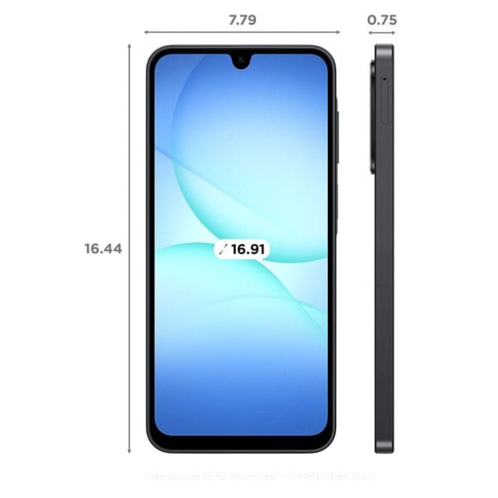 Samsung Galaxy A17 LTE Smartphone 8GB RAM 256GB Storage – Black | SM-A175FZKOMEA