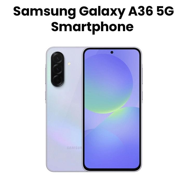 سامسونج جالاكسي أي 36 هاتف ذكي يدعم الجيل الخامس، ذاكرة عشوائية 8 جيجابايت، سعة تخزين 256 جيجابايت، باللون اللافندر المميز، SM-A366BLVVMEA