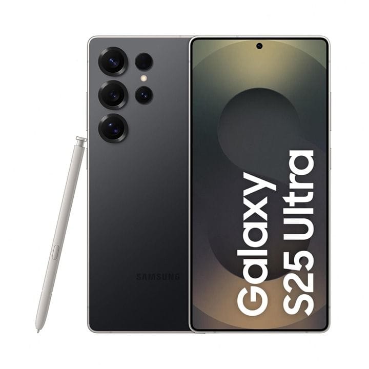 سامسونج جالاكسي إس 25 ألترا هاتف ذكي يدعم الجيل الخامس، ذاكرة عشوائية 12 جيجابايت، سعة تخزين 256 جيجابايت، باللون الأسود التيتانيوم، SM-S938BZKIMEA