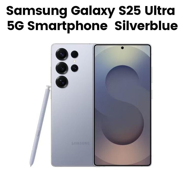 Samsung Galaxy S25 Ultra 5G Smartphone 12GB RAM 256GB Storage – Titanium Silverblue | SM-S938BZBIMEA