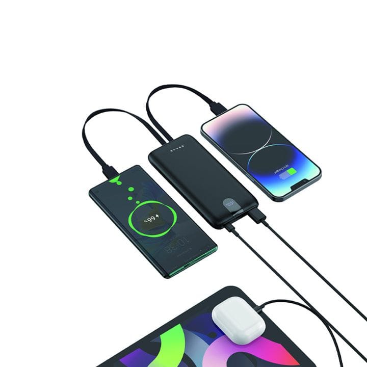 Brave Station Pro 4-in-1 Family Power Bank Station 10000mAh ×4 – Black | BP-27