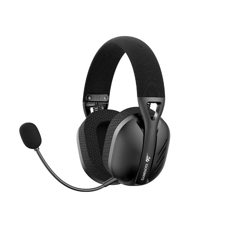 Havit Quad-Mode Gaming Headset – 2.4G Wireless, Bluetooth, USB-C & 3.5mm Connectivity, 24ms Low Latency, 40mm Drivers, Detachable Mic | Black - Fuxi-H3