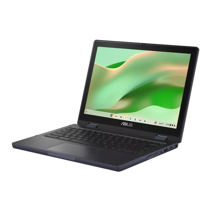 Asus Chromebook Flip Rugged 12.2" WUXGA Touch Laptop – 8GB RAM, 64GB eMMC, Intel N-Series CPU, 360° Convertible, Wi-Fi 6, ChromeOS Grey | CR1204FTA-R90163