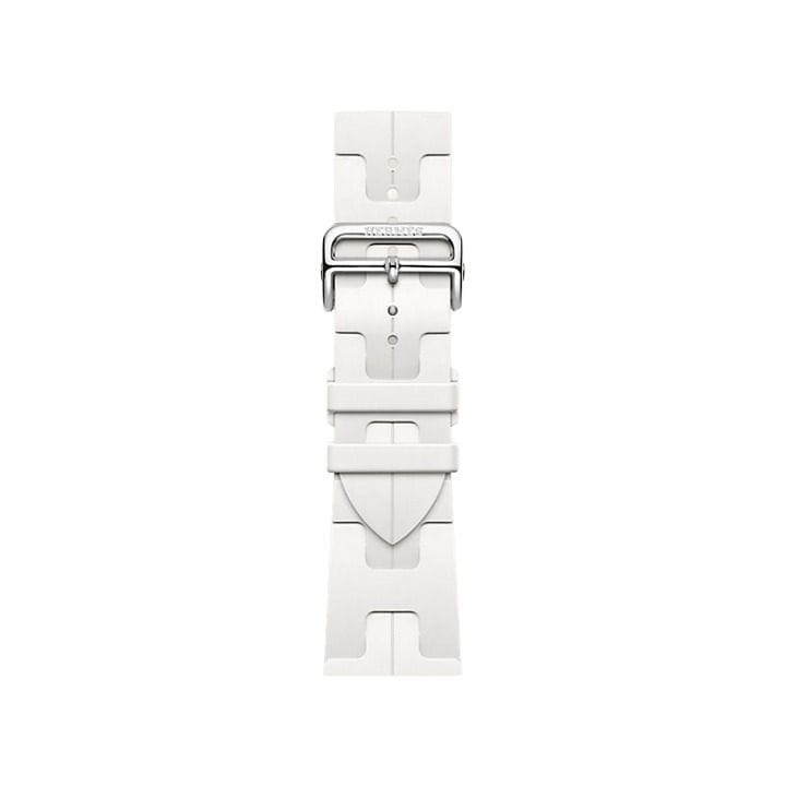 Hermès Apple Watch Band 42mm Fluoroelastomer for 40, 41 & 42mm Watch Cases | Blanc Kilim