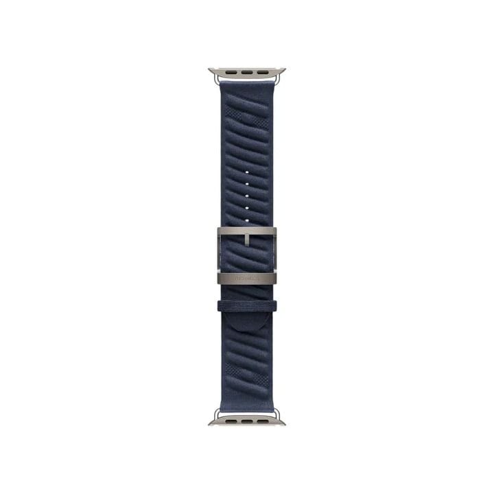 Hermès Apple Watch Ultra 3 GPS + Cellular 49mm Natural Titanium Case | Bleu Nuit En Mer