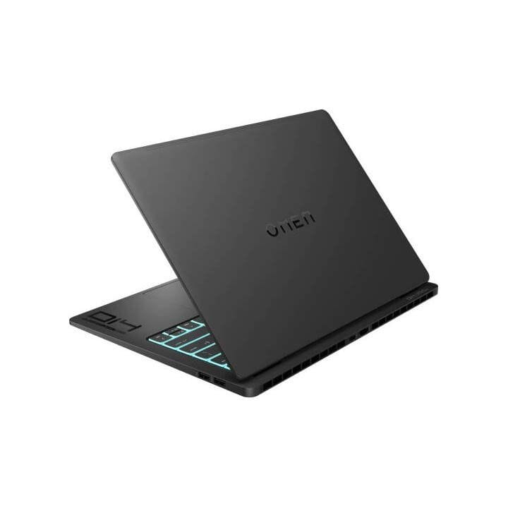 أتش بي أومن كمبيوتر محمول للألعاب 14 بوصة 3K OLED، ذاكرة 32 جيجابايت، تخزين 1 تيرابايت SSD، أسود شادو | 14-FB1013DX