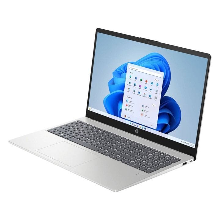 HP 15.6-inch Laptop FHD Core i3-N305, 8GB RAM 256GB SSD, Natural Silver | 15-FD0133WM