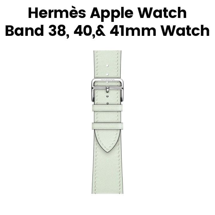 Hermès Apple Watch Band 42mm for 38/40/41mm Cases | Vert Peppermint Single Tour