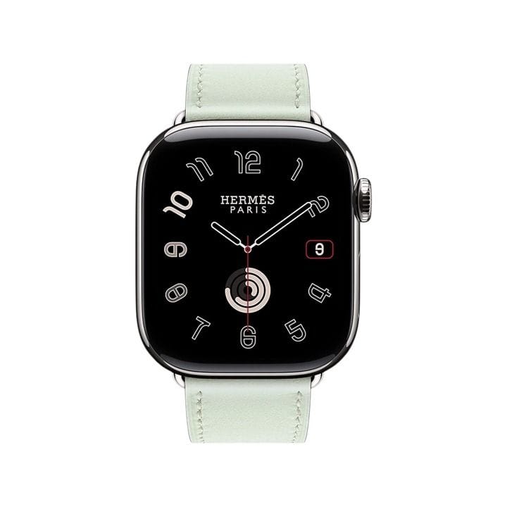 Hermès Apple Watch Band 42mm for 38/40/41mm Cases | Vert Peppermint Single Tour