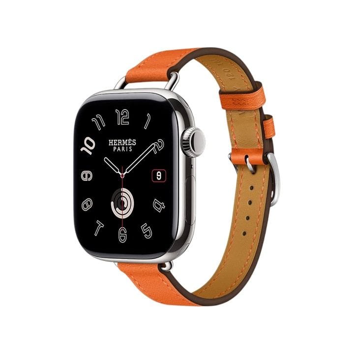 Hermès Apple Watch Band 42mm for 38/40/41mm Cases – Orange | Attelage Single Tour