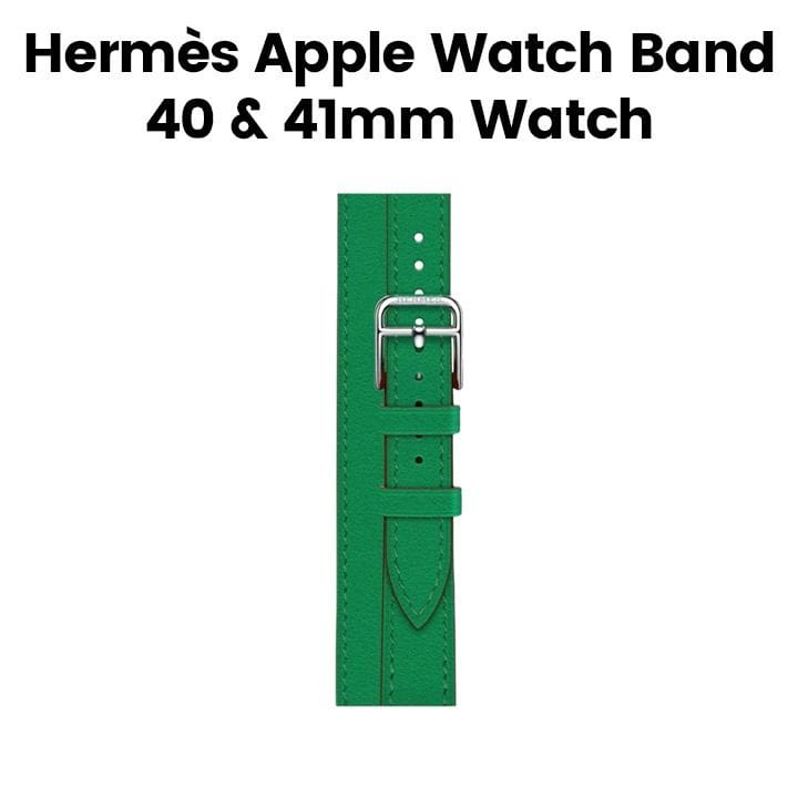 Hermès Apple Watch Band 42mm for 40/41mm Cases – Bambou | Attelage Double Tour
