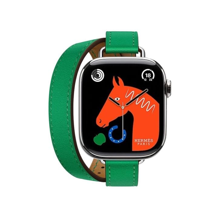 Hermès Apple Watch Band 42mm for 40/41mm Cases – Bambou | Attelage Double Tour
