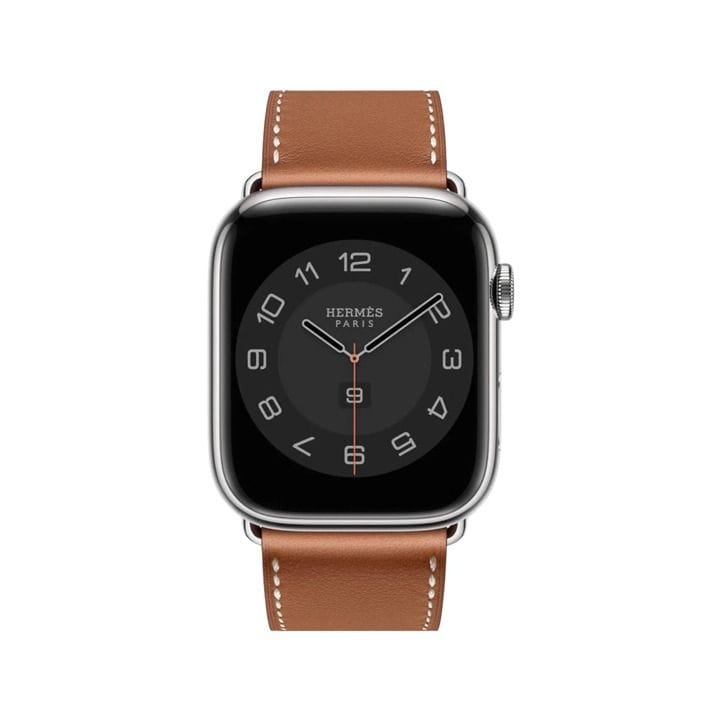 Hermès Apple Watch Band 46mm for 44/45/49mm Cases – Gold | Swift Calfskin
