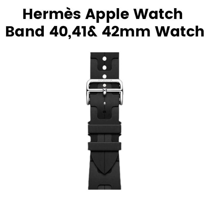 Hermès Apple Watch Band 42mm for 40/41mm Cases – Noir Kilim Single Tour