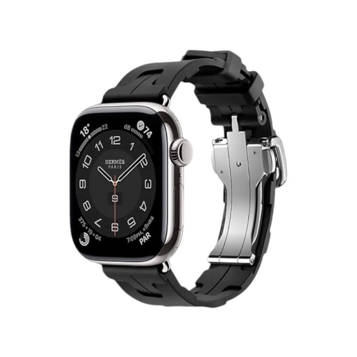 Hermès Apple Watch Band 42mm for 40/41mm Cases – Noir Kilim Single Tour