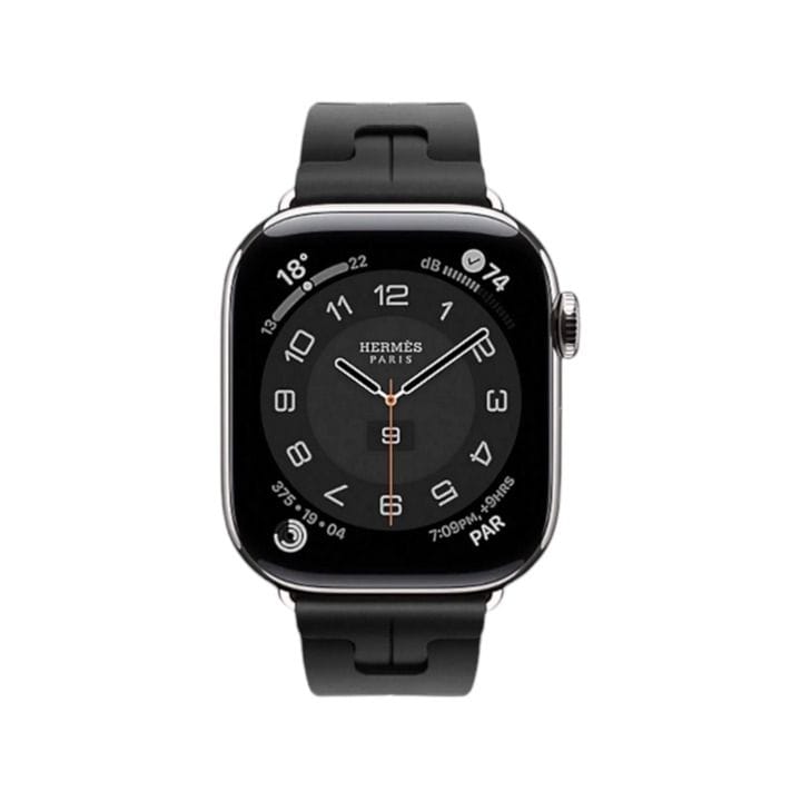 Hermès Apple Watch Band 42mm for 40/41mm Cases – Noir Kilim Single Tour