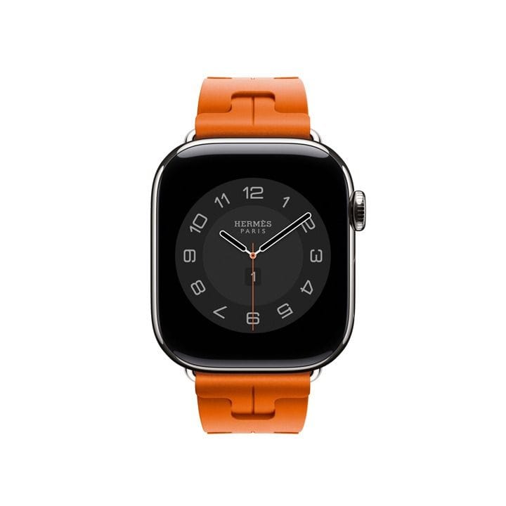 هيرميس سوار ساعة آبل مقاس ٤٢ مم لأغطية ٣٨ / ٤٠ / ٤١ مم برتقالي جولة واحدة