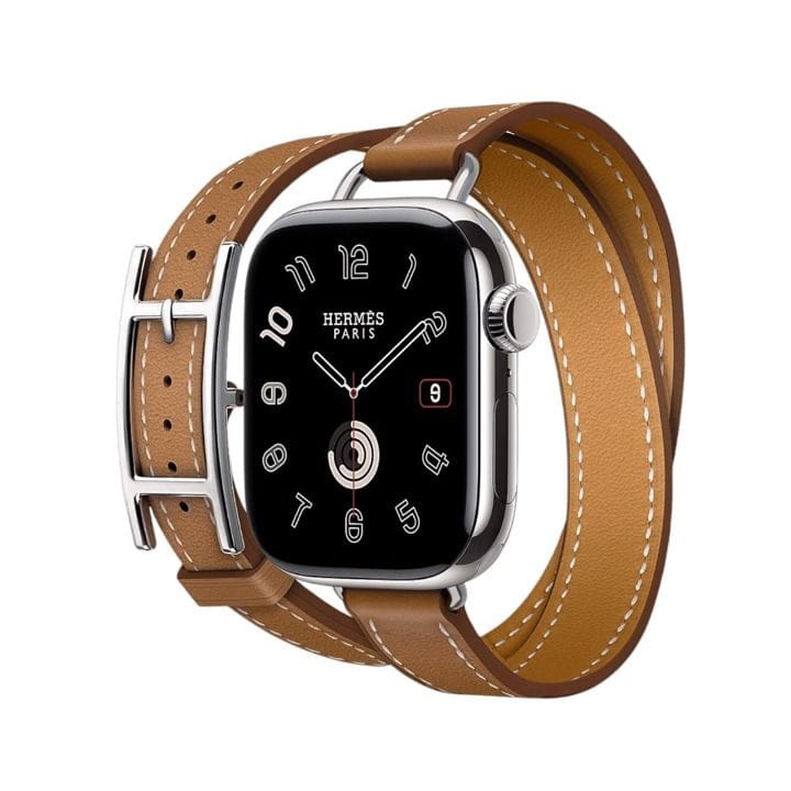 هيرميس سوار ساعة آبل مقاس ٤٢ مم لأغطية ٤٠ / ٤١ مم أطلاج ذهبي جولة مزدوجة