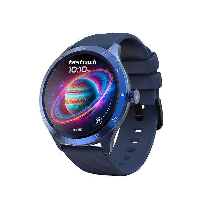 Titan Fastrack Jupiter Flex Smart Watch 1.38″ UltraVU Bluetooth Calling Health Suite IP68 – Blue | 38165PP02