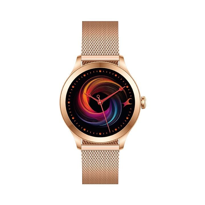 Titan Fastrack Vybe Smart Watch 1.19″ AMOLED Women’s Health Suite – Rose Gold | 68053WM01