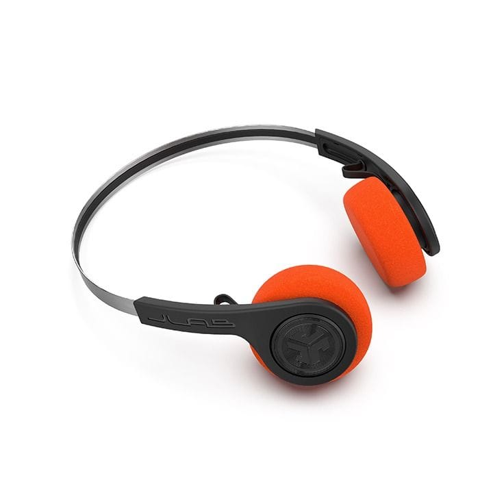 JLab Wireless Retro Lightweight On-Ear Headphones BT 5.0, 20+H Playtime, Multipoint – Black | HBREWIND2RBLK4