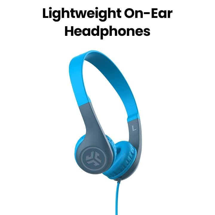 JLab Wired On-Ear Headphones 3.5mm – Blue | HKJPOPRBLU122