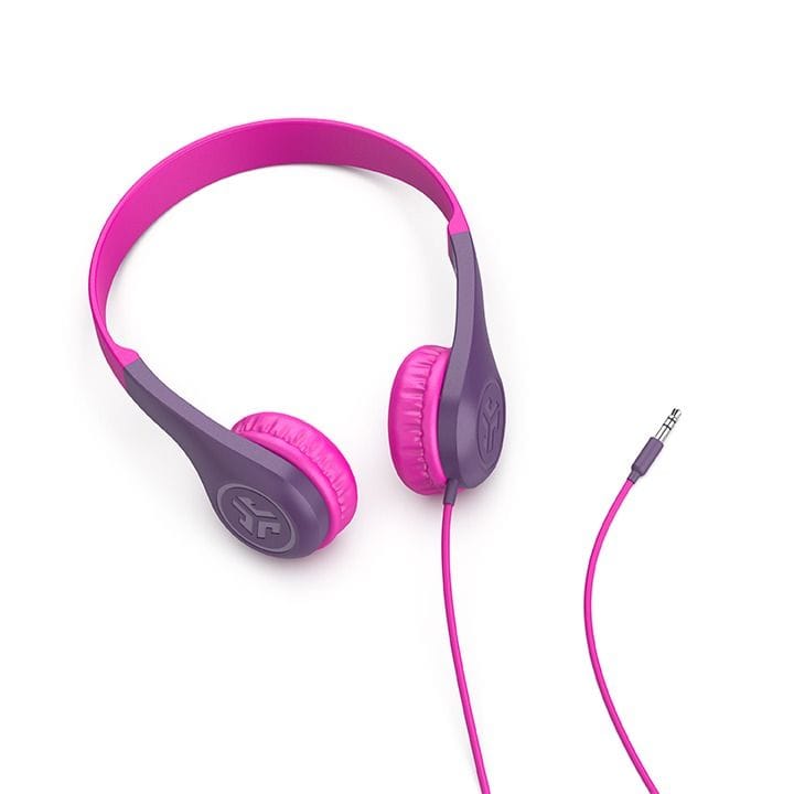 JLab Wired On-Ear Headphones 3.5mm – Pink | IEUHKJPOPRPNK122