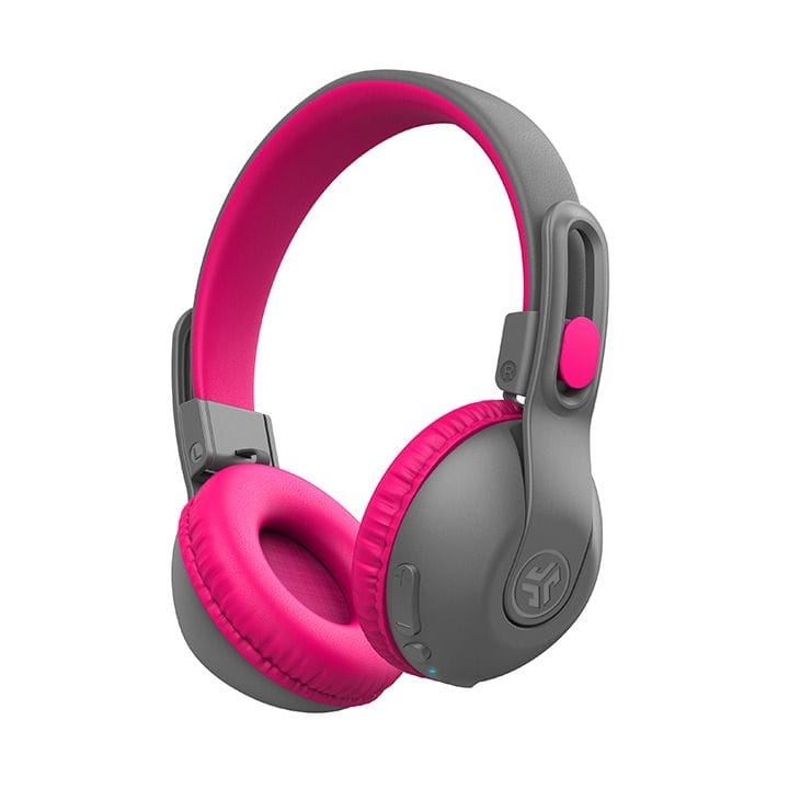 JLab Wireless + Wired Foldable Headphones BT 5.3, 65+H Playtime, Lab Share – Pink | HBKSTU2RGRYPNK122