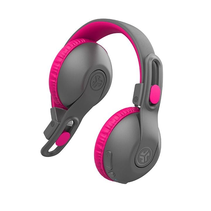 JLab Wireless + Wired Foldable Headphones BT 5.3, 65+H Playtime, Lab Share – Pink | HBKSTU2RGRYPNK122