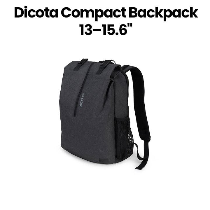 Dicota Compact Backpack 13–15.6″ – Anthracite | D31760