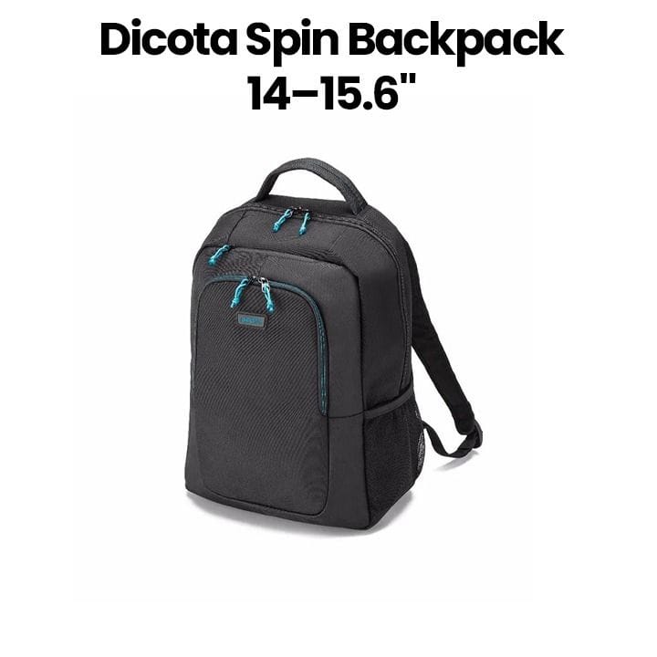 Dicota Spin Backpack 14–15.6″, 21L – Black | D30575
