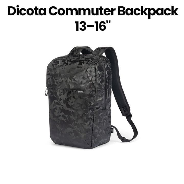 Dicota Commuter Backpack 13–16″, 16L – Camo | D32126