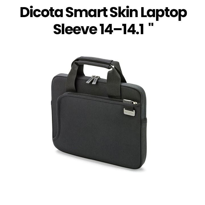 Dicota Smart Skin Laptop Sleeve 14–14.1″ – Black | D31181