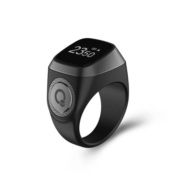 iQIBLA Smart Zikr Ring with Android & iOS Support 20mm – Black/Grey | E01 ZIKR RING 20MM BLKGRY