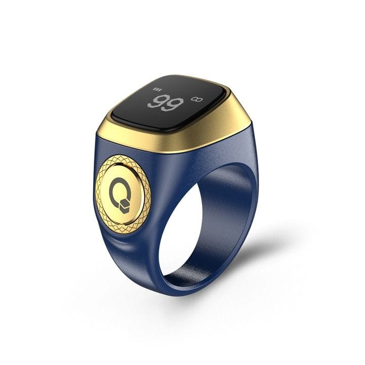 iQIBLA Smart Zikr Ring with Android & iOS Support 20mm – Nova Blue | E01 ZIKR RING 20MM NOVA BLU