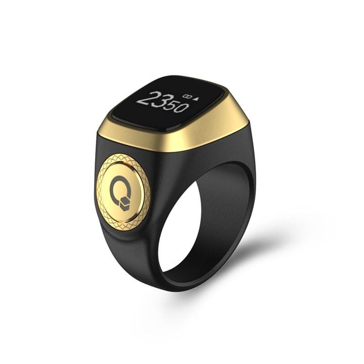 iQIBLA Smart Zikr Ring with Android & iOS Support 22mm – Black | E01 ZIKR RING 22MM BLK