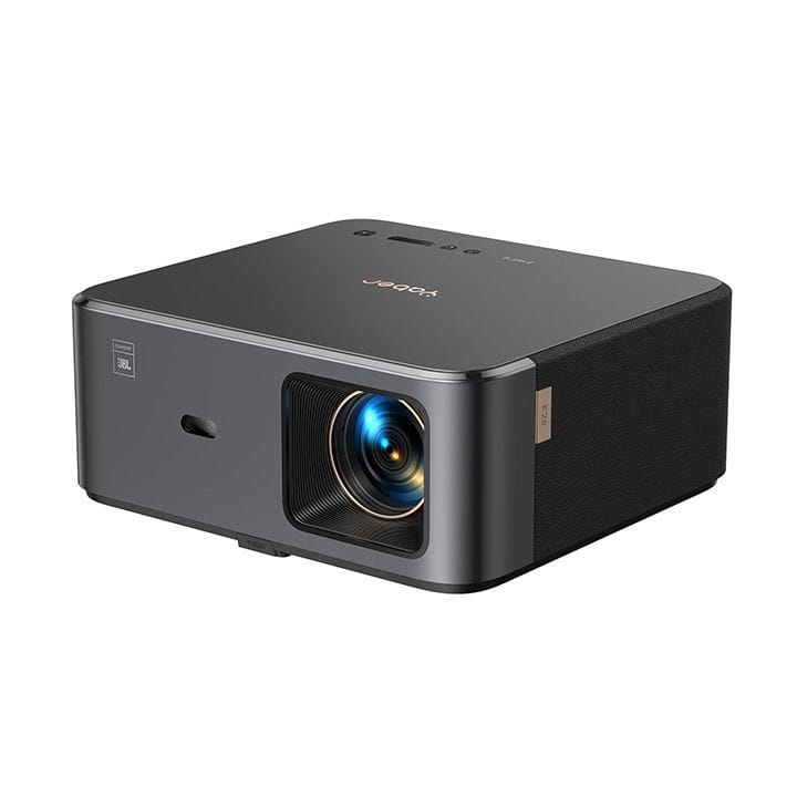 Yaber Smart Projector 800 ANSI Lumens, 1080P, JBL Dual 10W, Dolby, Auto Focus – Black | K2S