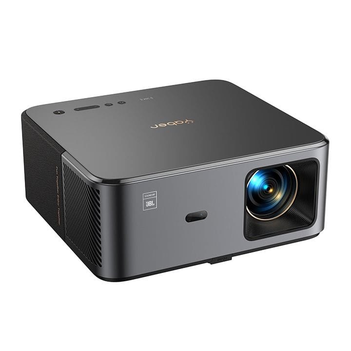 Yaber Smart Projector 800 ANSI Lumens, 1080P, JBL Dual 10W, Dolby, Auto Focus – Black | K2S