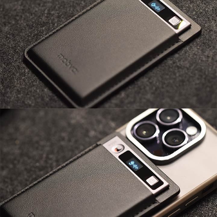 Mobvoi TicNote AI Voice Recorder with Transcription, Translation & OLED Display – Black| NE-79