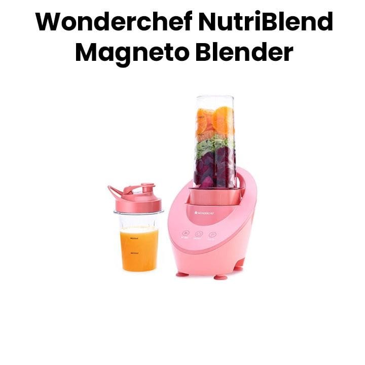 Wonderchef NutriBlend Magneto Blender with Sipper – Coral | 63154816